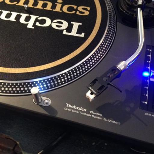 Technics 1210 mk2 blue conversion with one year warranty