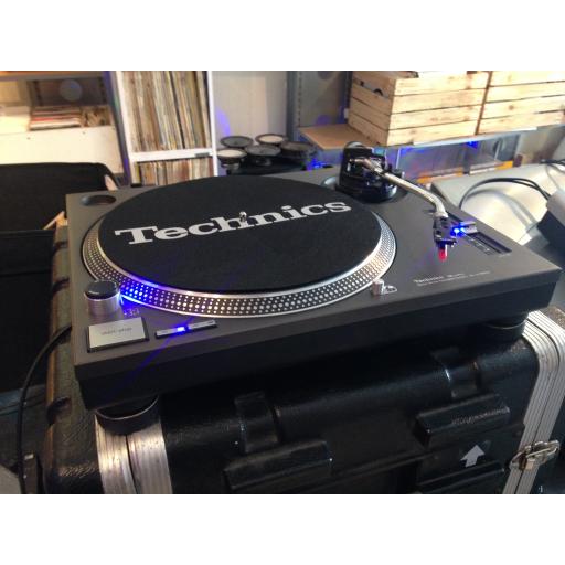 Technics 1210 mk2 blue conversion with Ortofon cart and stylus and one year warranty